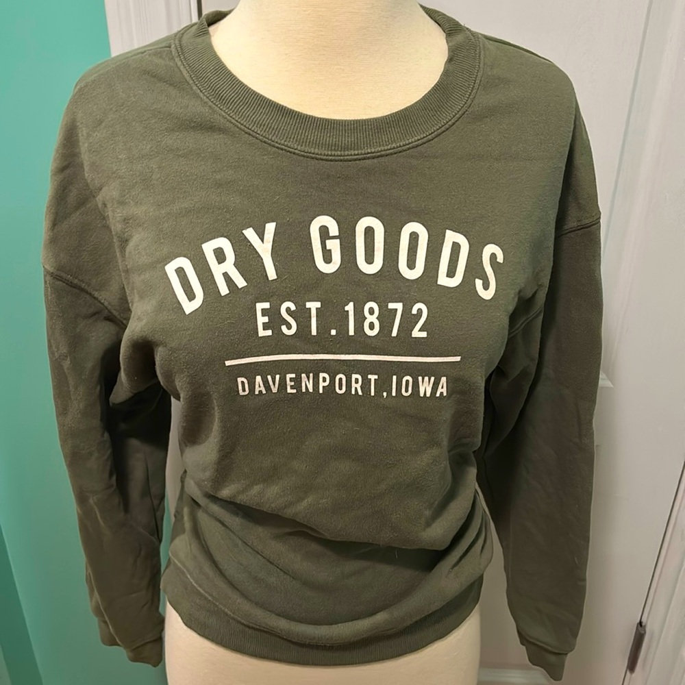 Brand Dry Goods, Dark green sweatshirt
